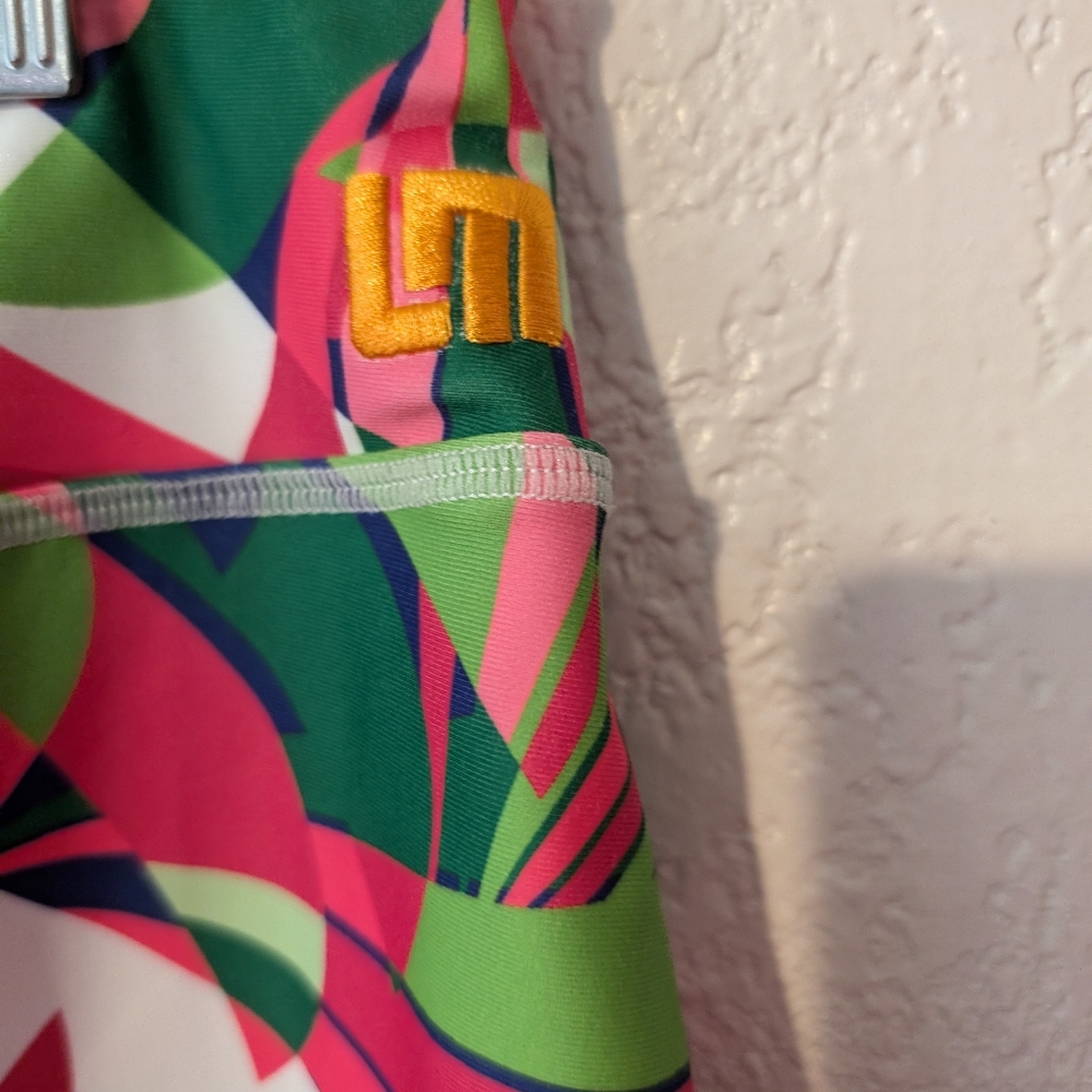 Loudmouth golf athletic skort Vibrant Tropical Print Skirt - Picture 3 of 7